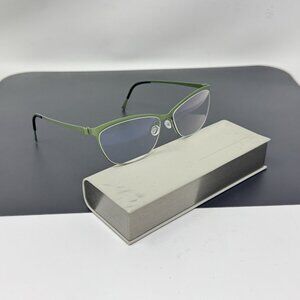LINDBERG NO 017/f613 9584 COL. U34 Green AUTHENTIC FRAMES EYEGLASSES 53-15 T409